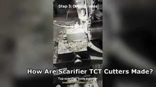 برش کاربید TCT Scarifier ساخته شده برای ماندگاری